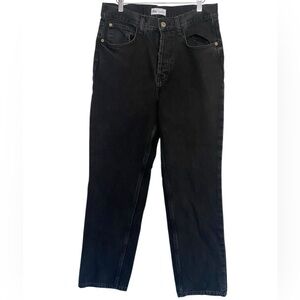 ZARA High-Rise Mom Jeans – Black Denim (Size 8 / EUR 40 / MEX 30)